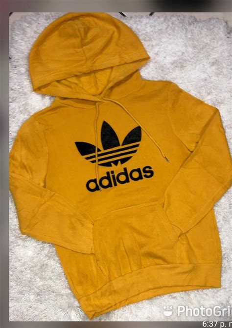 sudadera adidas color mostaza